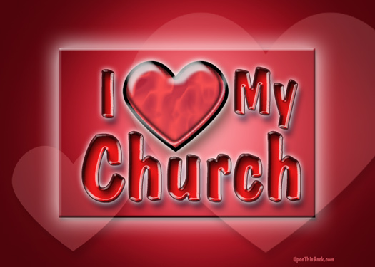 I love my church Christian Graphics