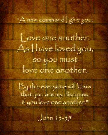 Christian graphic Love One Another
